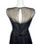 1960s Black Silk Chiffon Mini Dress LBD