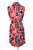 1960s - 1970s Mod Geometric Print Mini Shift Dress