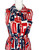 1960s - 1970s Mod Geometric Print Mini Shift Dress
