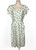 1940s - 1950s Blue Floral Cotton Dress