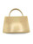 1960s - 1970s GUCCI Tan Top Handle Golden Horseshoe Clasp Structured Leather Bag