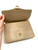 1960s - 1970s GUCCI Tan Top Handle Golden Horseshoe Clasp Structured Leather Bag