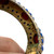 1960s Kenneth Jay Lane Blue Red Cabochon Glass Gem Bangle