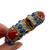 1960s Kenneth Jay Lane Blue Red Cabochon Glass Gem Bangle