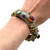 1960s Kenneth Jay Lane Multicolor Glass Gem Bangle
