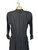 1940s R & K Black Rayon Pleated Dress
