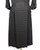 1940s R & K Black Rayon Pleated Dress
