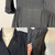 1940s R & K Black Rayon Pleated Dress
