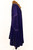 1920s - 1930s Purple Velvet Fur Trim Swing Coat