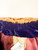 1920s - 1930s Purple Velvet Fur Trim Swing Coat