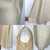1950s - 1960s Cream Fringe Bow Cocktail Dress