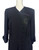 1940s Sensibly Young Black Applique Dress