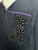 1940s Sensibly Young Black Applique Dress