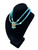 1950s Miriam Haskell Unstamped Blue Glass Pendant Double Strand Beaded Necklace