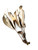 1940s Jumbo Sterling Silver Double Calla Lilly Brooch