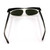 1980s Alain Mikli Paris Clear Asymmetrical Space Sunglasses
