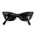 1950s Celluloid Made In France Rhinestone Cat Eye Sunglasses