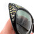 1950s Celluloid Made In France Rhinestone Cat Eye Sunglasses