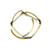 1950s Pearlized Foldable Rhinestone Cat Eye Glasses
