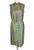 1960s - 1970s Mardi Gras Metallic Multicolor Dress & Jacket Set