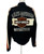 1990s Harley Davidson Black Zip Up Jacket
