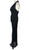 Y2K Black Mesh Ruched Gown