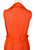 1970s Orange Linen Double Breasted Button Dress