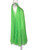 1960s Green Pleated Mini Slip Dress