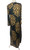 Y2K  CALM NYC Gold Floral Print Caftan Maxi Dress