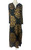 Y2K  CALM NYC Gold Floral Print Caftan Maxi Dress