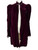 1940s Purple Velvet Duster Jacket