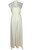 1960s White Lace Maxi Slip Dress