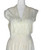 1960s White Lace Maxi Slip Dress