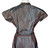 1950s Iridescent Blue/Purple Silk Taffeta Dress