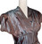 1950s Iridescent Blue/Purple Silk Taffeta Dress
