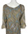 1960s - 1970s Paisley Shift Mini Dress