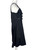 1990s - Y2K Black Gothic Punk Buckle Mini Dress