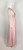1970s Pink Feather Beaded Maxi Gown