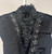 1890s - 1910s Edwardian Cachemire Silk Sequin Top