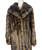 1970s - 1980s Brown Faux Fur Duster Coat