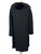 1950s - 1960s Joseph Stein Black Mink Trim Wool Coat