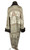 1970s - 1980s Wool Geometric Print Fur Trim Duster Cardigan