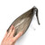 Y2K MIU MIU Silver Sequin Leather Wristlet Clutch Purse