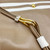 1980s GUCCI Brown And White Striped Shoulder Bag With Original Dust Bag
