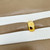 1980s GUCCI Brown And White Striped Shoulder Bag With Original Dust Bag