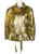 1980s Albenetti Metallic Gold Leather Jacket