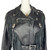 1980s - 1990s Schott Black Fringe Leather Jacket