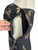 1990s - Y2K Oleg Cassini Couture Black Brocade Silk Gown