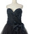 1980s Black Tulle Rhinestone Tutu Gown