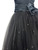 1980s Black Tulle Rhinestone Tutu Gown
